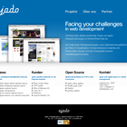 Startseite von ajado