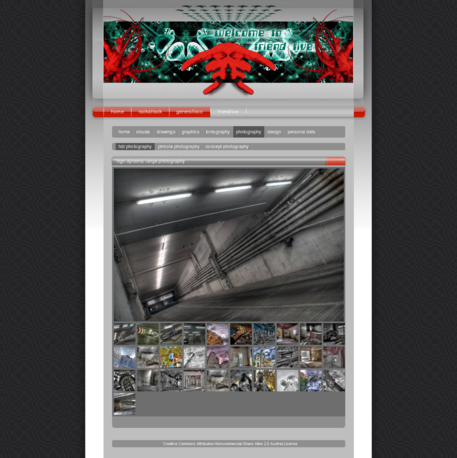 welcome page of artist friendfive